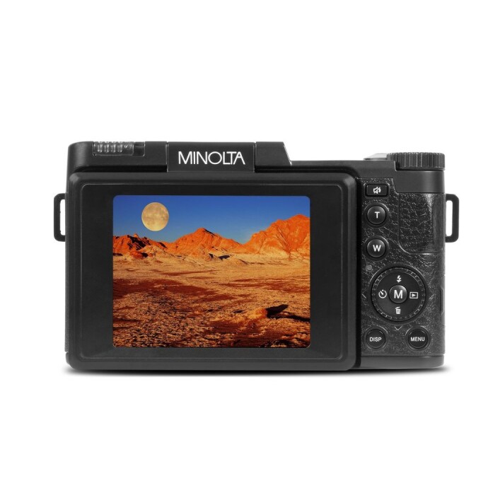 Minolta MND30 30MP 2.7K Digital Camera (Black) Digital Cameras