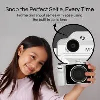 MINOLTA MND65 56 MP AF / 4K60FPS Ultra HD Camera w/WiFi (White Body, Black+T 3