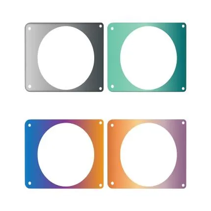 MINOLTA MND65 4-Piece Faceplate Accessory Kit (Gray, Mint, Rainbow-1, Rainbo