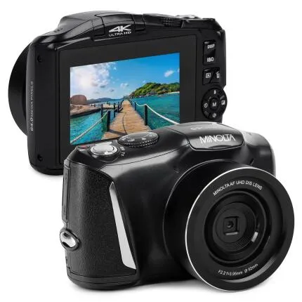 MINOLTA MND55 64 MP AF / 4K Ultra HD Camera w/WiFi (Black)
