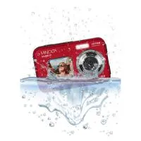 MINOLTA MN50WP Duo 48 MP AF / 5K Ultra HD Waterproof Camera w/ Dual LCD (Red 5