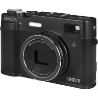 MINOLTA MND70 Retro 48 MP AF / 5K Ultra HD Dual Lens Camera w/WiFi (Black) 3