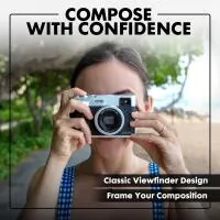 MINOLTA MND70 Retro 48 MP AF / 5K Ultra HD Dual Lens Camera w/WiFi (Gold/Bro 2