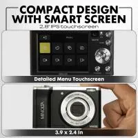MINOLTA MNB5Z 48 MP / 5K Ultra HD Dual Lens Camera w/5x Optical Zoom (Black) 3