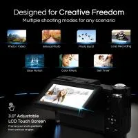MINOLTA MND60V 64 MP AF / 4K60FPS Ultra HD Vlogger  and  Content Creators Kit ( 3