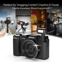 MINOLTA MND60V 64 MP AF / 4K60FPS Ultra HD Vlogger  and  Content Creators Kit ( 5