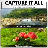 MINOLTA MNF10Z 72 MP / 5K Ultra HD Camera w/10x Optical Zoom Kit (Silver) 1