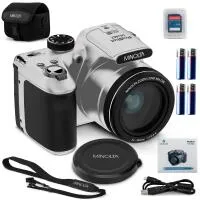 MINOLTA MN40Z ProShot 20 MP / 1080P FHD Bridge Camera w/40x Optical Zoom (Si 0