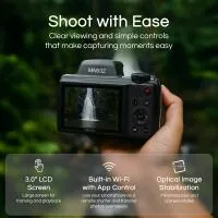 MINOLTA MN53Z ProShot 16 MP / 1080P FHD Bridge Camera w/53x Optical Zoom (Bl 2