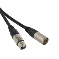 Mogami Mic Cable 3-Pin XLR Male to 3-Pin XLR Female 50 Foot - Black 0