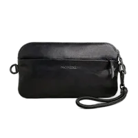 Moment Crossbody Wallet (Black Leather) 0