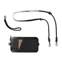 Moment Crossbody Wallet (Black Leather) 1