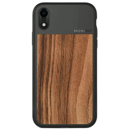 Moment iPhone XR Case (Walnut Wood)