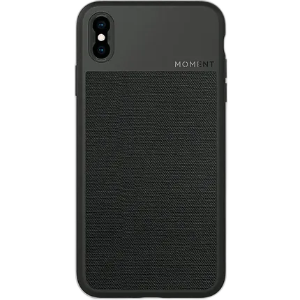 Moment iPhone XS Max Case (Black Canvas)