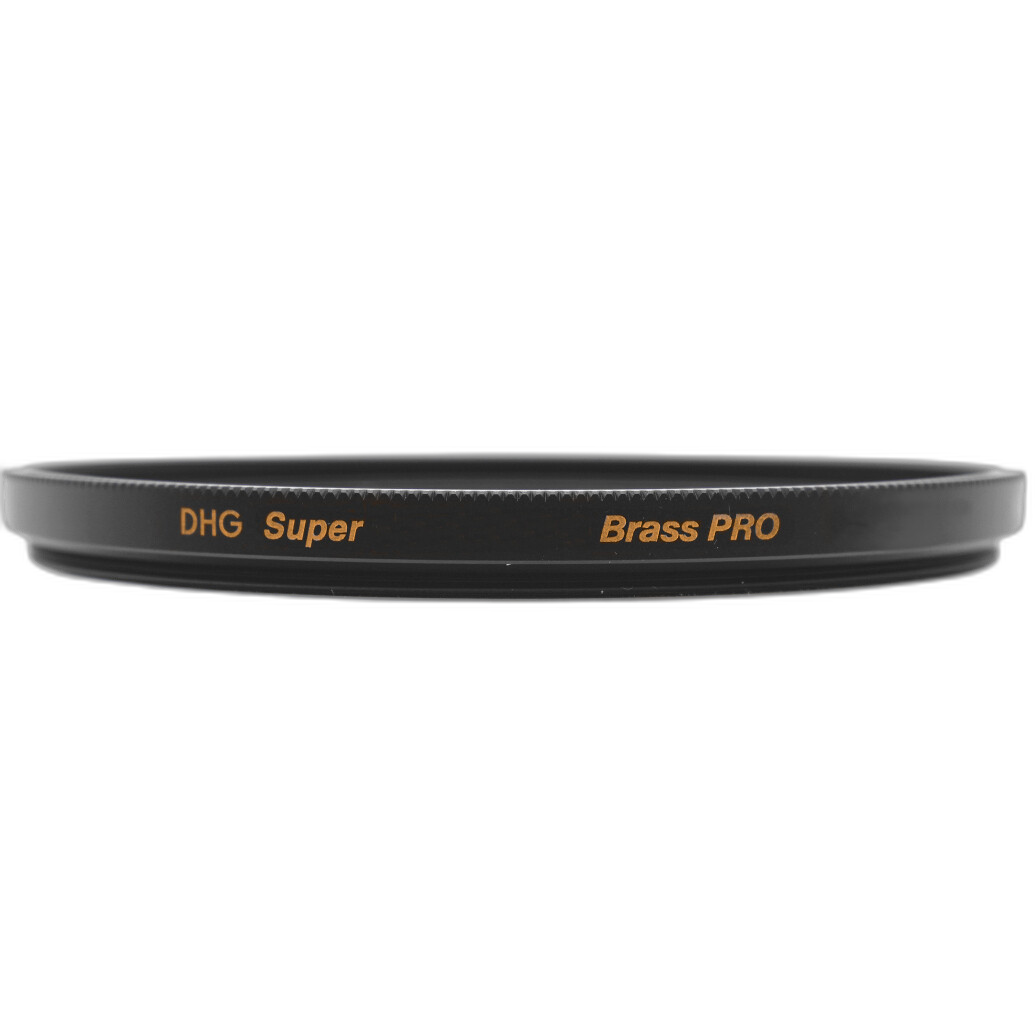 Marumi 58mm Brass Pro DHG Super UV front angle