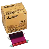 Mitsubishi 4 x 6 In. Paper Roll  and  Inksheet CP-9550DW CK-9046 0