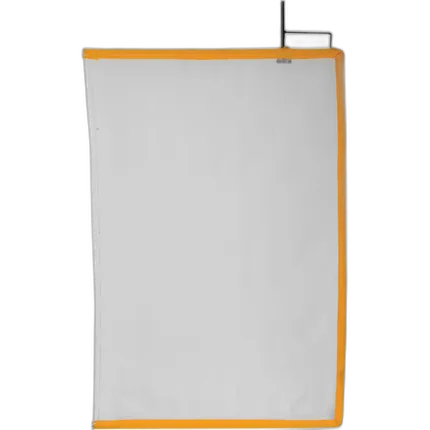 Matthews White Artificial Silk - 24 inX36 in