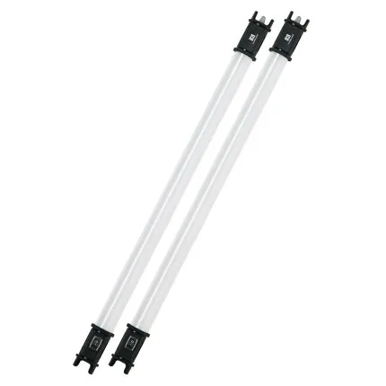Nanlite PavoTube 15C 2FT RGBW LED Tube with Internal Battery 2 Light Kit