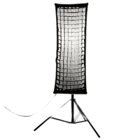 NanLite Fabric Grid for Asymmetrical Stripbank Softbox (18x43in) 0