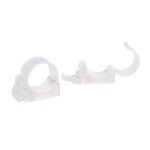 NanLite Pavotube Transparent Polycarbonate Clip with 1/4-20in Receivers
