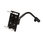 NanLite Pavotube Double Bank Fixture with Gooseneck and 5/8in Receiver
