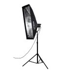 NanLite Asymmetrical Stripbank Softbox with Bowens Mount (18x43in) 2