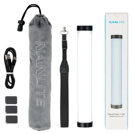 Nanlite PavoTube II 6C 10in RGBWW LED Tube w/ Internal Battery