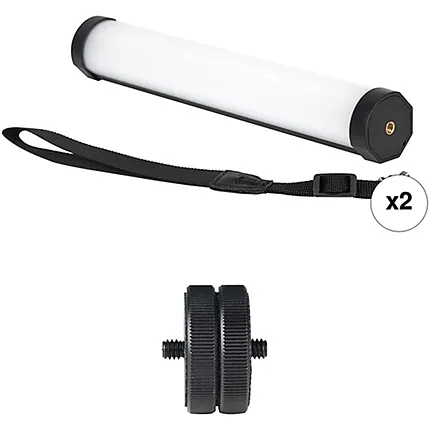 Nanlite 2x Pavotube II 6C with Coupler
