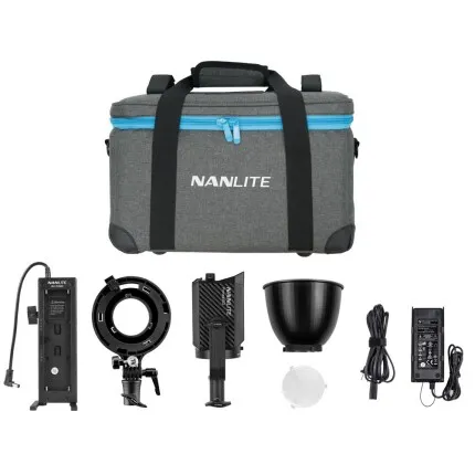 Nanlite Forza 60 LED Monolight Kit Includes NPF Grip and Bowens Adapter