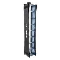 Nanlite Fabric Barndoors and Grid for PavoTube II 15X LED Tubes 0
