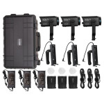 Nanlite Forza 60C RGBLAC LED Spotlight 3-Light Kit with Case