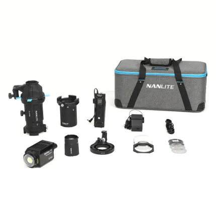 NANLITE Forza 60B II Bi-color LED Kit with Projection Attachment Kit
