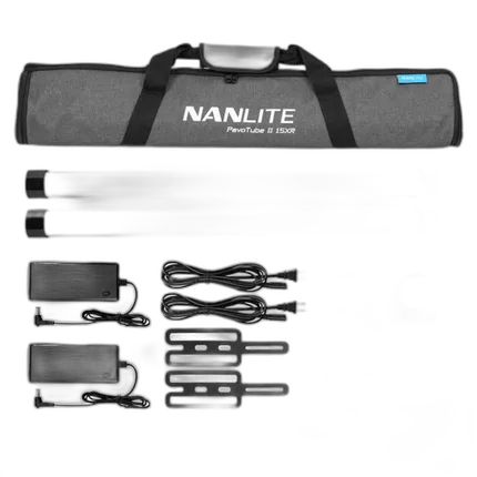 NANLITE PavoTube II 15XR 2 Light Kit - 2ft