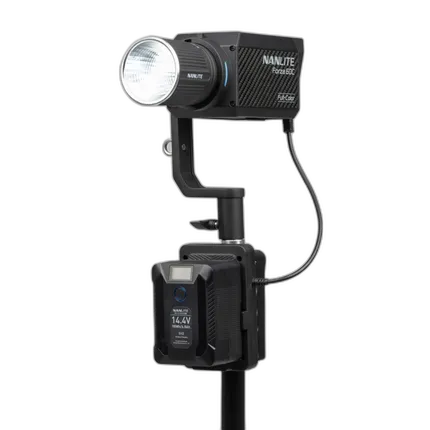 Nanlite V-Mount Battery Grip with DC Connector for Forza 60, FC-60B