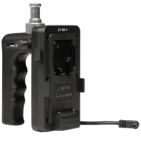 Nanlite V-Mount Battery Grip with DC Connector for Forza 60, FC-60B 2