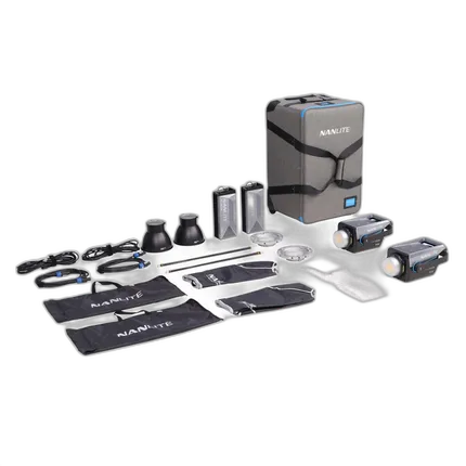 Nanlite FC-500B Spotlight 2-Light Kit with Rolling Case