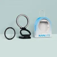 Nanlite lumo Phone Ring Light  (MagSafe Compatible) (Polar Black) 1