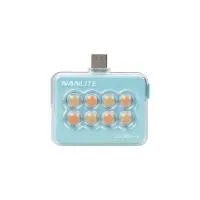 Nanlite Cookie-s Led Mini Light (Cyan Blue) - Square 0