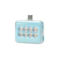 Nanlite Cookie-s Led Mini Light (Cyan Blue) - Square 2