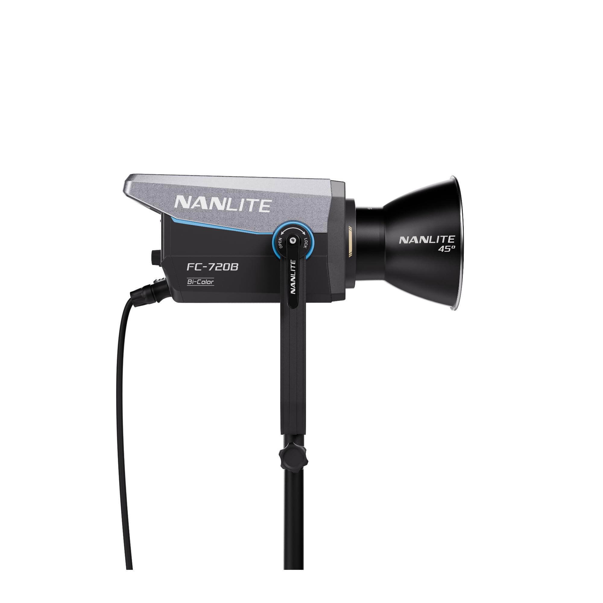 Nanlite FC-720B LED Bi-color Spot Light side view