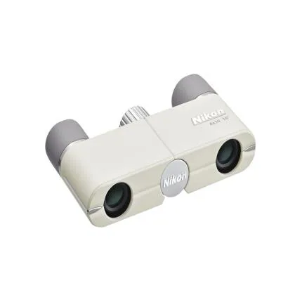 Nikon 4X10D CF Pocket Binoculars (Ivory White)
