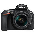 Nikon D5600 DX-format DSLR with AF-P DX NIKKOR 18-55mm f/3.5-5.6G VR Black
