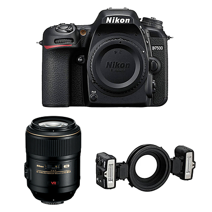 Nikon D7500 DSLR Camera with 105mm Macro Lens Dental Kit