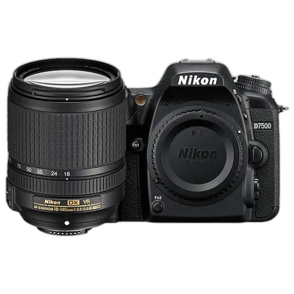 Nikon D7500 DX-format DSLR Camera with 18-140mm Lens