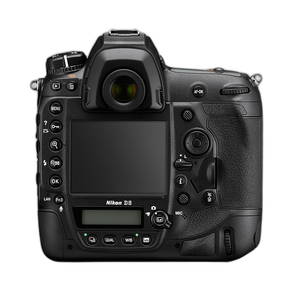 Nikon D6 side view
