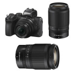 Nikon Z50 Mirrorless Digital Camera with 16-50mm, 50-250mm,  and  24-200mm Lense