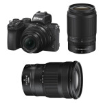 Nikon Z50 Mirrorless Digital Camera with 16-50mm, 50-250mm,  and  24-120mm Lense