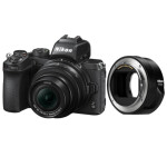 Nikon Z50 Mirrorless Digital Camera with 16-50mm Lens  and  FTZ II Adapter