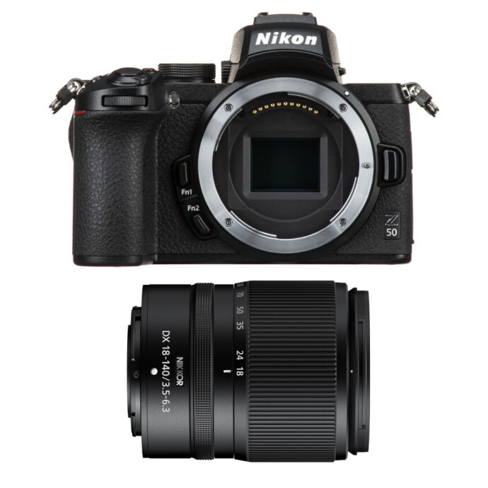 Nikon Z50 Mirrorless Digital Camera with 18140mm Lens Mirrorless