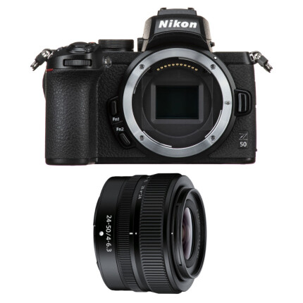 Nikon Z50 Mirrorless Digital Camera with 24-50mm Lens